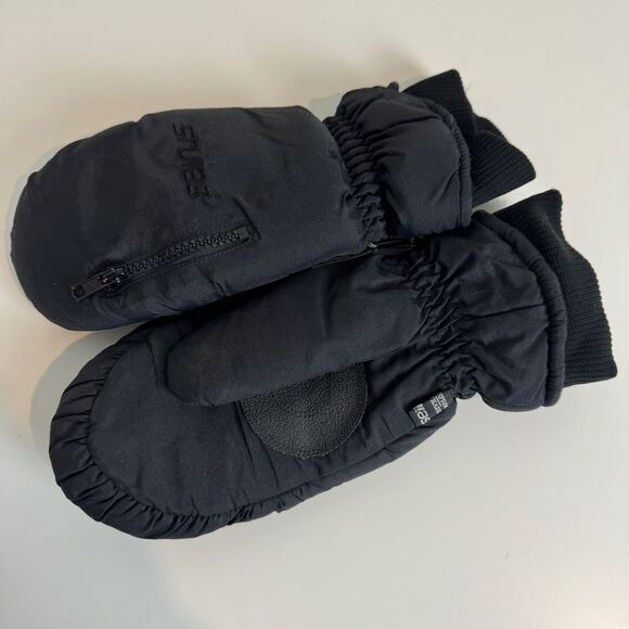 Seirus Thermolite Unisex Black Mittens Waterproof Breathable L - Picture 1 of 7